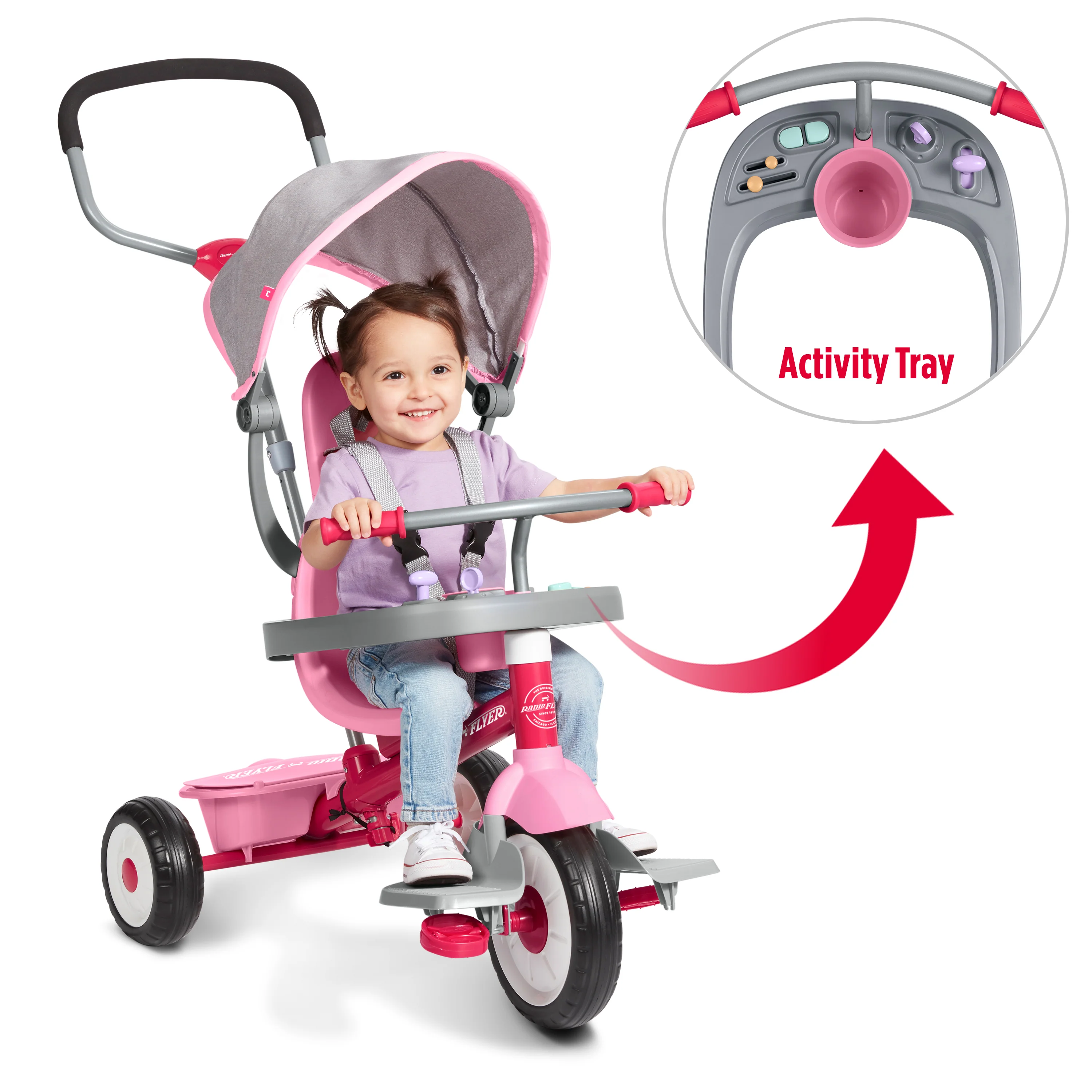 4-in-1 Activity Stroll ‘N Trike® - Image 3