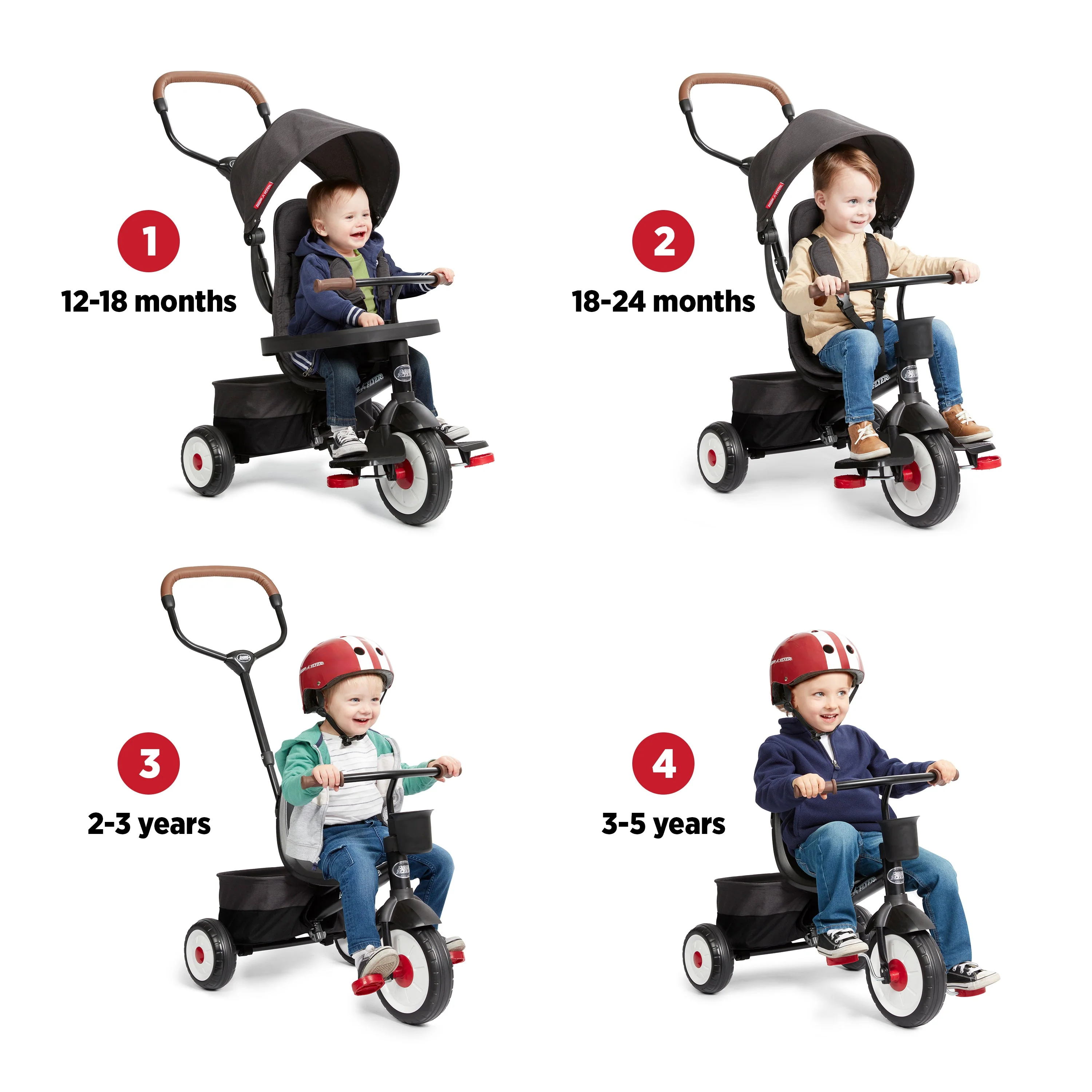 City 4-in-1 Stroll 'N Trike - Image 5