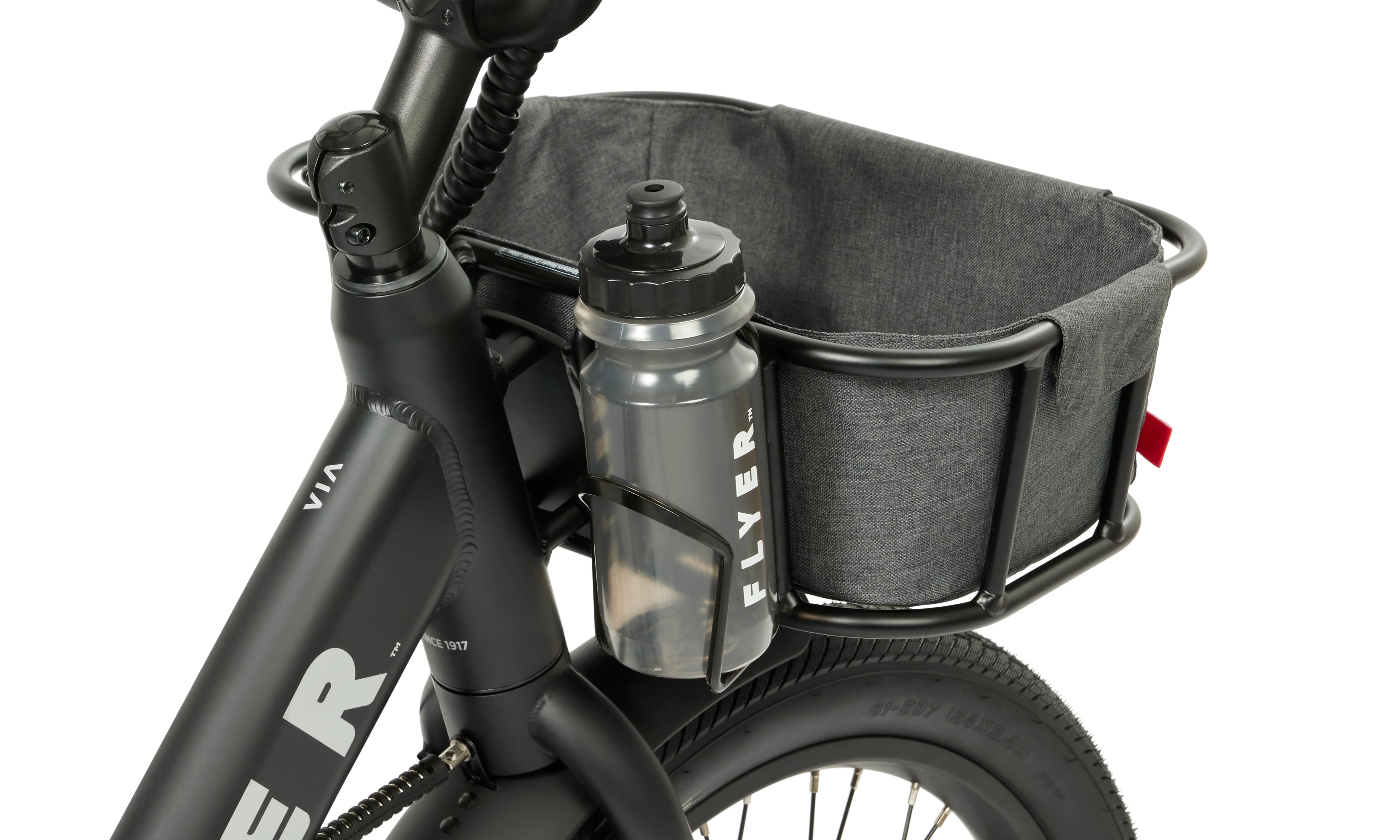 Front Storage Basket - Black - Image 3
