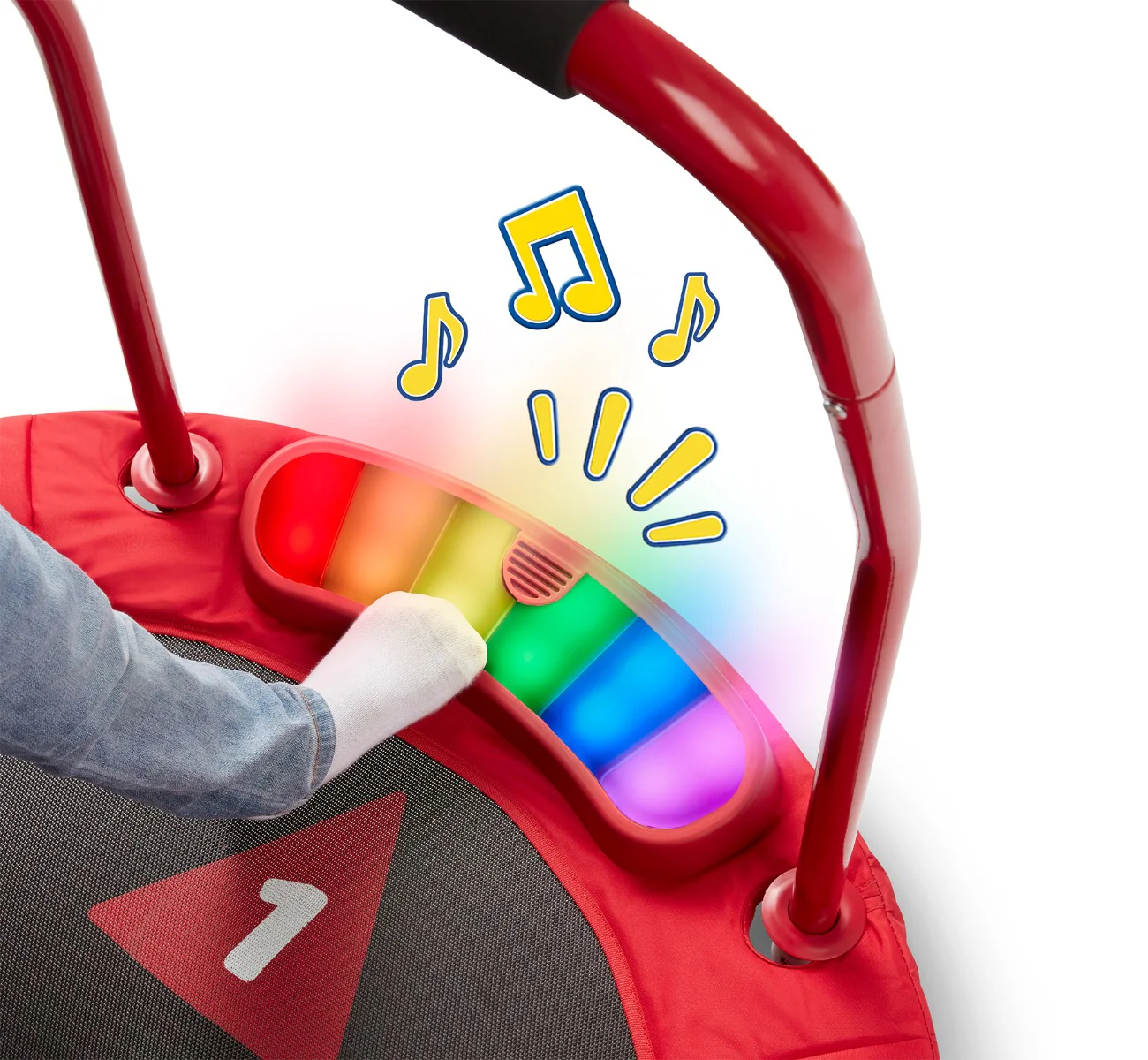 Game Time Interactive Kids' Trampoline with Lights & Sounds - Image 4