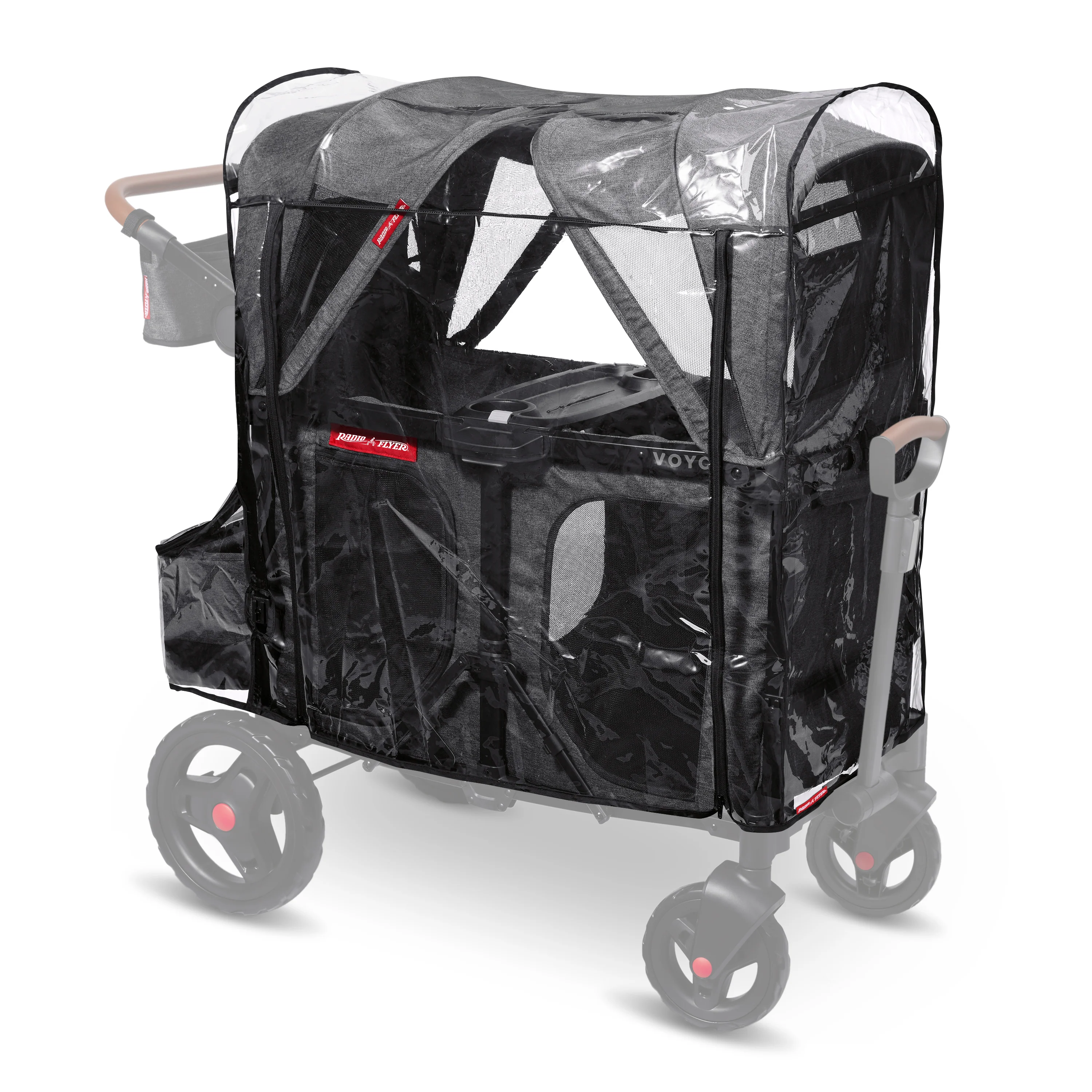 Rain Cover with Bag - Voya Stroller Wagons - Image 6
