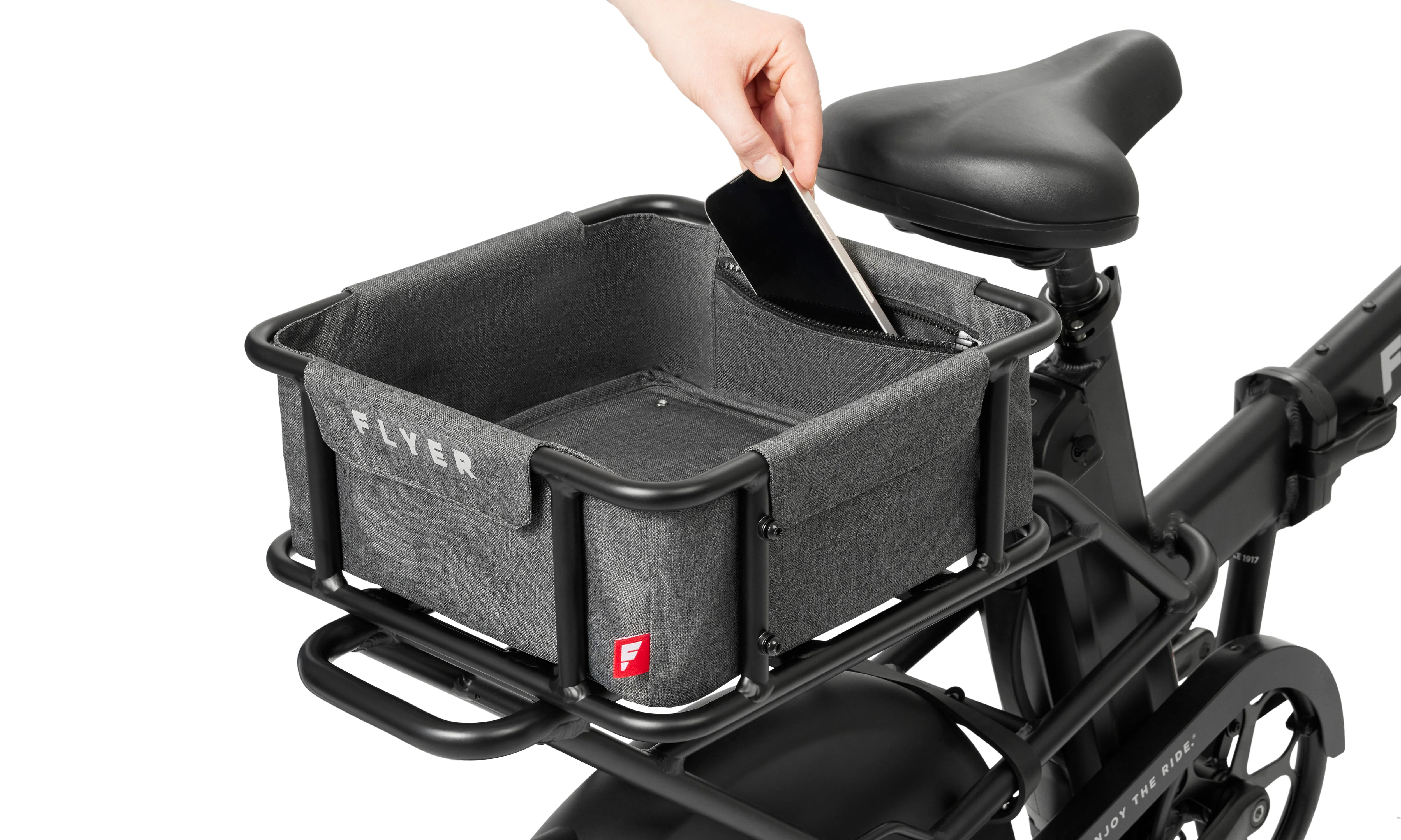Rear Storage Basket - Small, Black - Image 4