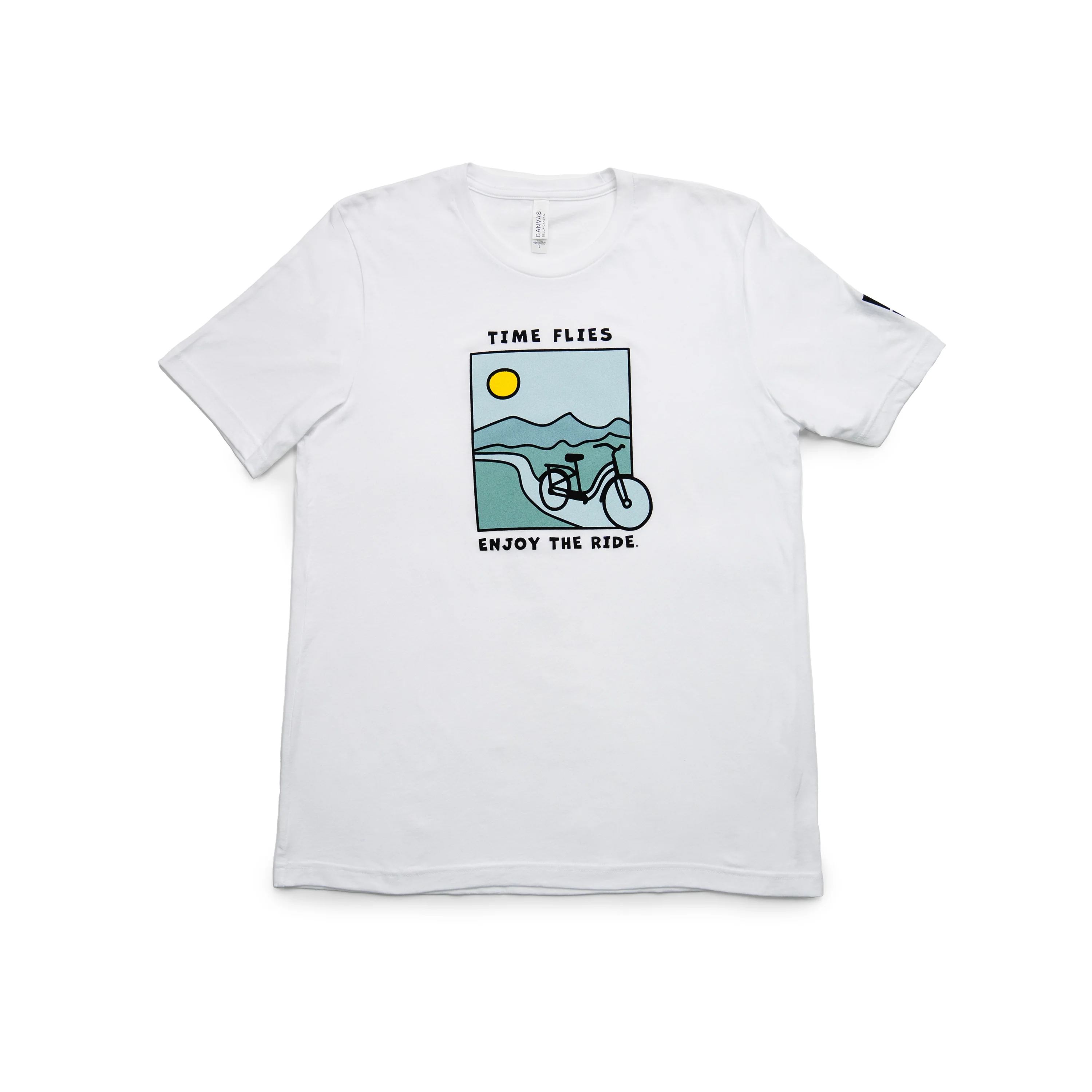 Retro Bike Time Flies Adult Unisex Shirt