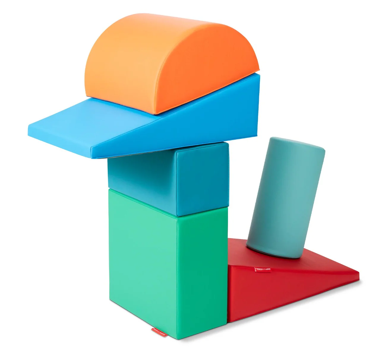 Tumble Town Foam Climbing Blocks for Toddlers - Rainbow - Image 8
